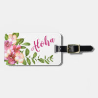 Aloha Hawaiian Tropical Flowers Luggage