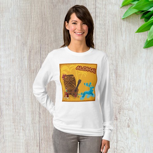 Aloha Hawaiian Vacation Womens Long_Sleeve T_Shirt