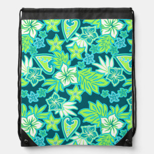 Aloha Heart Hawaiian Tropical Backpack