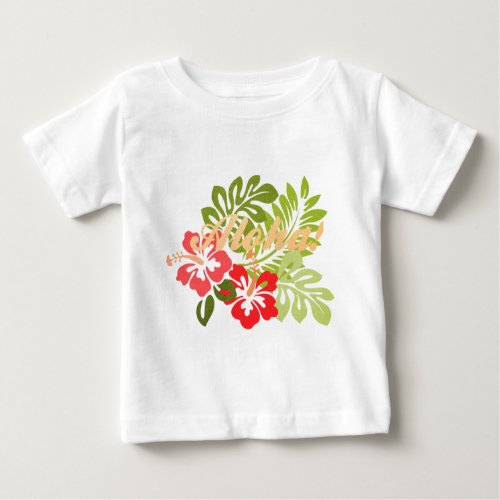 Aloha Hibiscus Baby T_Shirt