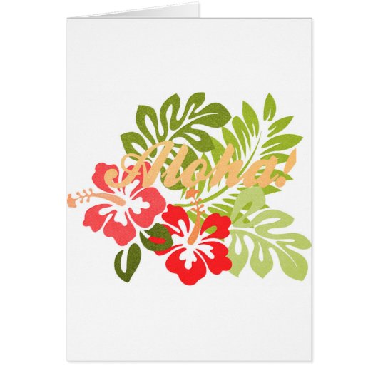 Aloha Hibiscus Cards (Front)