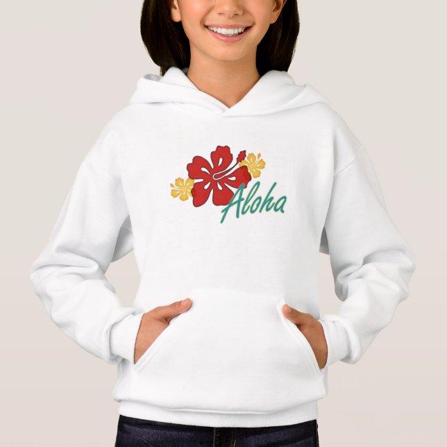 Aloha Hibiscus Hoodie (Front)