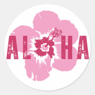 Aloha Hibiscus Sticker