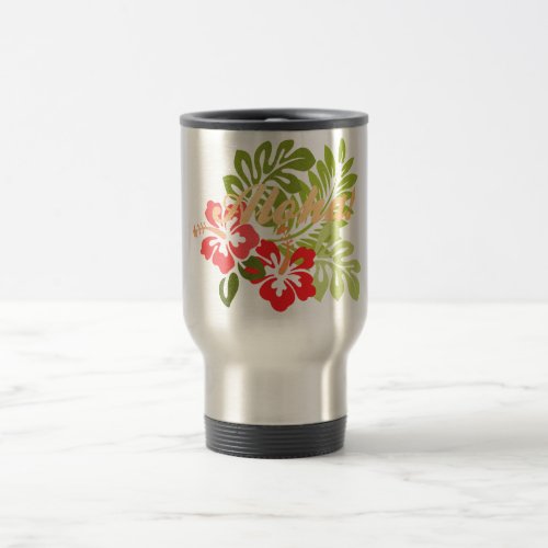 Aloha Hibiscus Travel Mug