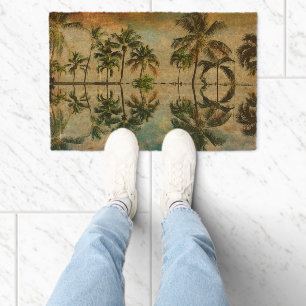 Aloha Home Lamp Fiber Doormat
