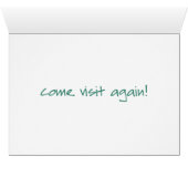 "Aloha Honeys" Come Visit Card (Inside Horizontal (Bottom))