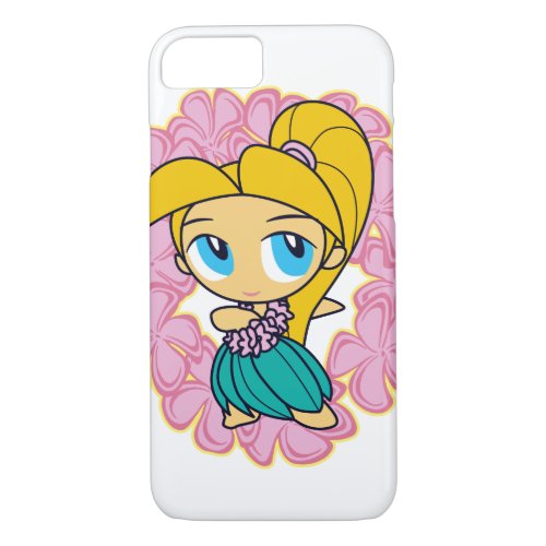 Aloha Honeys Hawaiian Hula Girl Plumeria Lei iPhone 87 Case