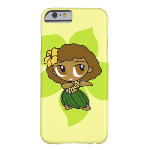 Aloha Honeys Hawaiian Lime Hibiscus Hula Girl Barely There iPhone 6 Case