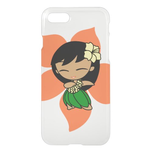 Aloha Honeys Hawaiian Papaya Hibiscus Hula Girl iPhone SE87 Case