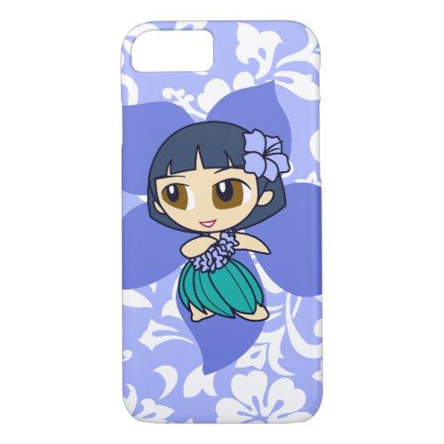 Aloha Honeys Hawaiian Peri Pareau Hula Girl iPhone 87 Case