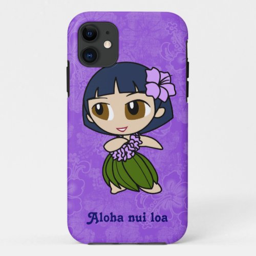 Aloha Honeys Hula Girl Barely There iPhone 5 Case