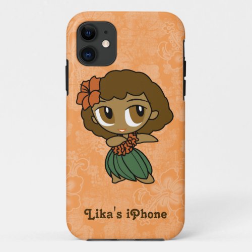 Aloha Honeys Hula Girl Barely There iPhone 5 Case