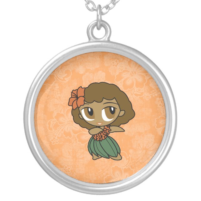 Aloha Honeys Hula Girl Hibiscus Necklaces (Front)