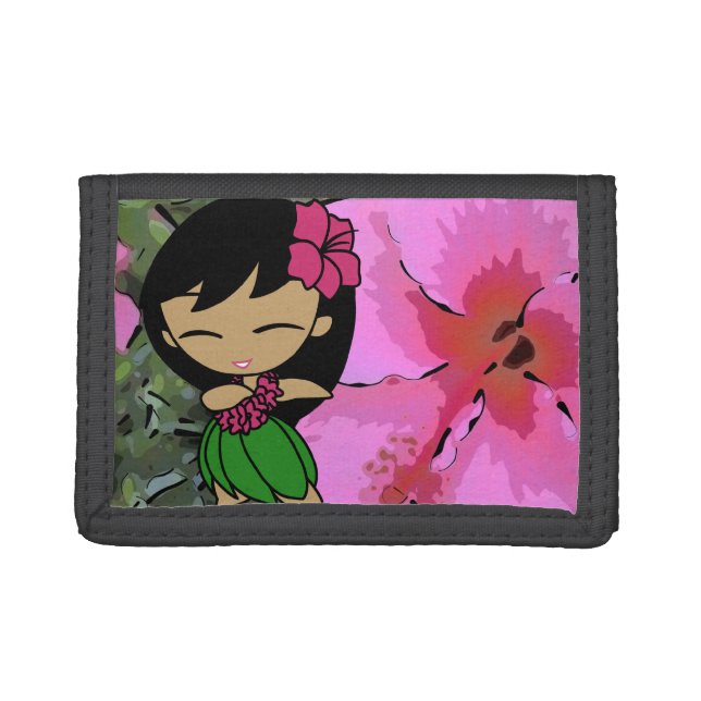 Aloha Honeys Hula Girl Hibiscus Wallets (Front)