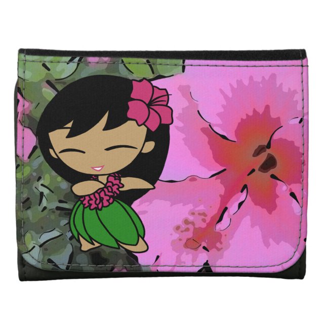 Aloha Honeys Hula Girl Hibiscus Wallets (Front)