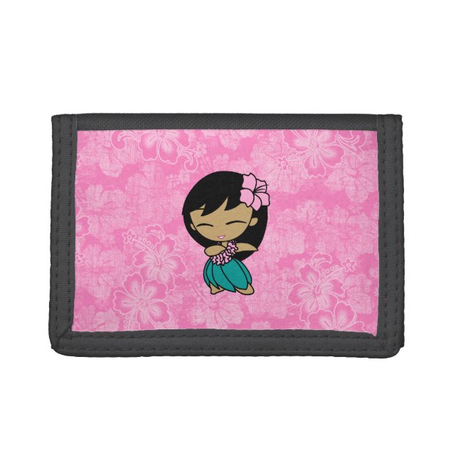 Aloha Honeys Hula Girl Hibiscus Wallets (Front)