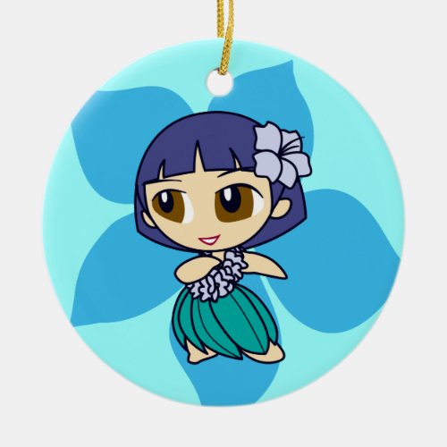 Aloha Honeys Hula Girl Ornaments