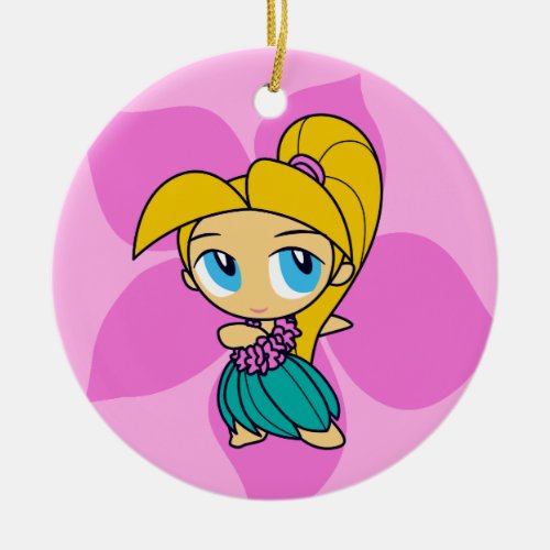 Aloha Honeys Hula Girl Ornaments