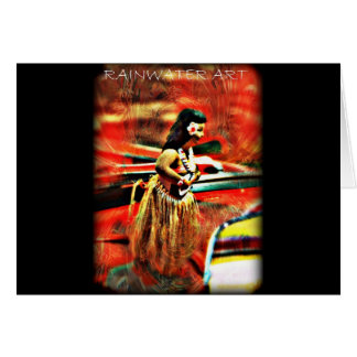 Aloha Hula Girl Cards