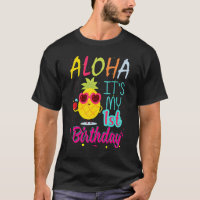 Aloha It's My 1st Birthday Hawaiian 1 Years Toddle