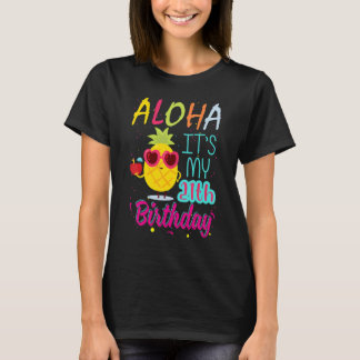 Aloha It's My 21th Birthday Hawaiian 21 Years Todd T-Shirt