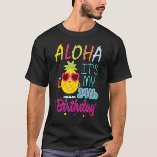 Aloha It's My 24th Birthday Hawaiian 24 Years Todd T-Shirt