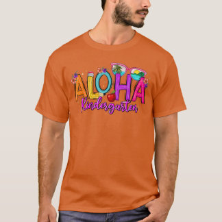 Aloha Kindergarten Summer Beach Vacation Teacher S T-Shirt