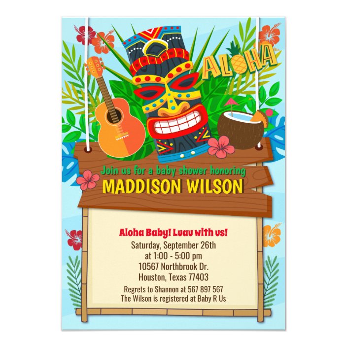 baby shower luau