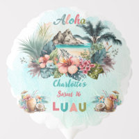 Aloha Luau Tropical Island Beach Sweet 16 Party