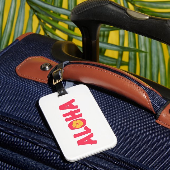 Aloha Luggage Tag (Front Insitu 1)