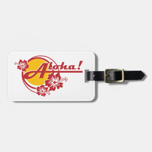 Aloha Luggage Tags (Front Horizontal)