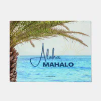 Stylish Modern Hawaii deals Tropical Beach Welcome Doormat