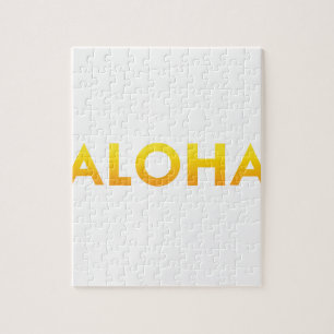 ALOHA Maui Hawaii Print Jigsaw Puzzle