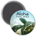 Aloha Maui Sea Turtle Magnet at Zazzle