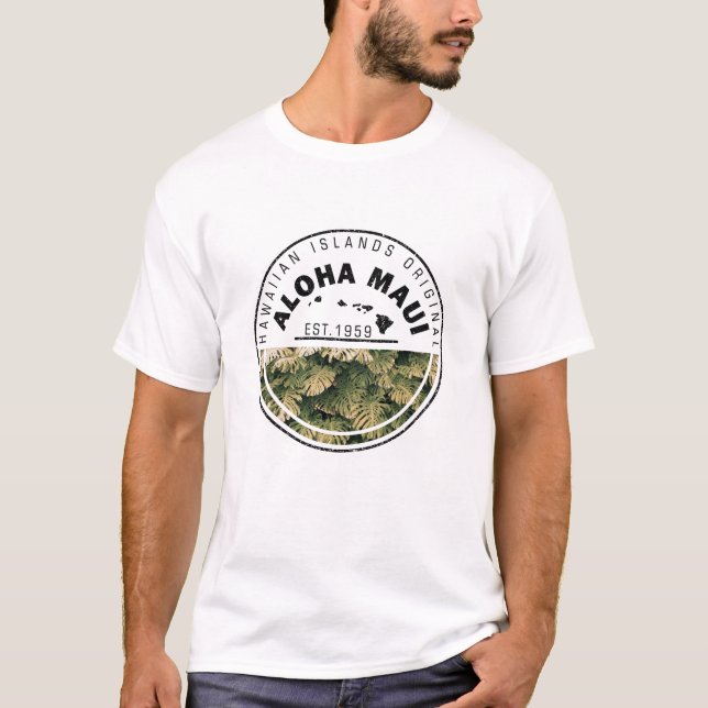 Aloha Maui Style 01 T-Shirt (Front)