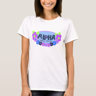 Aloha Means Hello Ladies T-Shirt