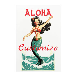 Aloha Mermaid Thunder_Thunder_Cove Acrylic Print