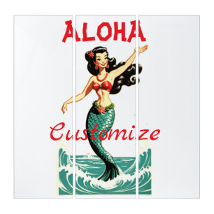 Aloha Mermaid Thunder_Thunder_Cove Triptych