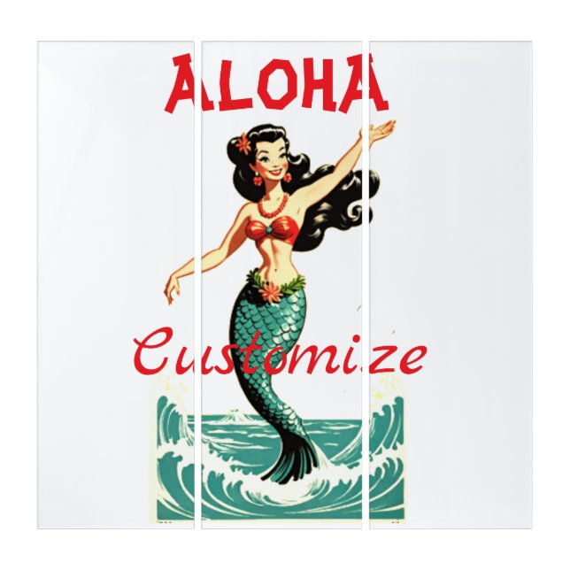Aloha Mermaid Thunder_Thunder_Cove Triptych (Front)