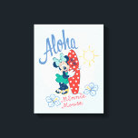Aloha Minnie Mouse Surf Style Canvas Print<br><div class="desc">Bright, breezy, and full of island vibes, this cheerful artwork features Minnie Mouse soaking up the sunshine with a surfboard and tropical flair. With playful hand-drawn accents, sunny details, and a relaxed beach-day color palette, this design captures the spirit of aloha and carefree fun. Perfect for customizable Zazzle products like...</div>