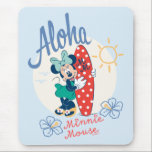 Aloha Minnie Mouse Surf Style Pad<br><div class="desc">Bright, breezy, and full of island vibes, this cheerful artwork features Minnie Mouse soaking up the sunshine with a surfboard and tropical flair. With playful hand-drawn accents, sunny details, and a relaxed beach-day color palette, this design captures the spirit of aloha and carefree fun. Perfect for customizable Zazzle products like...</div>