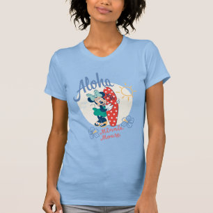 Aloha Minnie Mouse Surf Style T-Shirt
