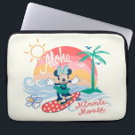Aloha Minnie Mouse Tropical Surf Laptop Sleeve<br><div class="desc">Sunny, playful, and bursting with island charm, this vibrant artwork features Minnie Mouse surfing the waves under a warm tropical sunset. With palm trees, ocean splashes, and cheerful colors, the design captures carefree beach vibes and classic Disney fun. Perfect for customizable Zazzle products like apparel, tote bags, and gifts, this...</div>