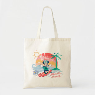 Aloha Minnie Mouse Tropical Surf Tote Bag