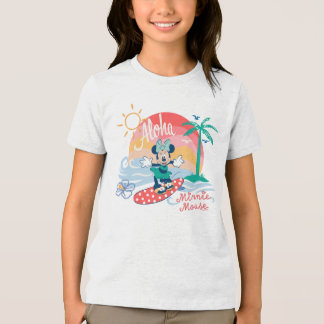 Aloha Minnie Mouse Tropical Surf Tri-Blend Shirt