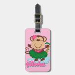 Aloha Monkey Luggage Tag