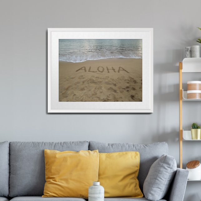 Aloha on the Beach Framed Art (Living Room 3)