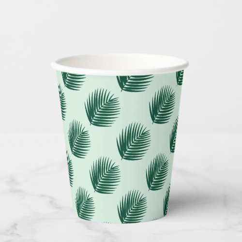 Aloha Palm Leaves Paper Cups