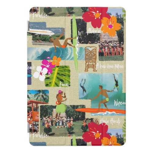 Aloha ParadiseHawaiian Vintage Postcard iPad Pro Cover