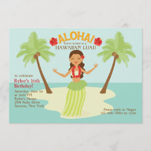 Aloha Party Invitation